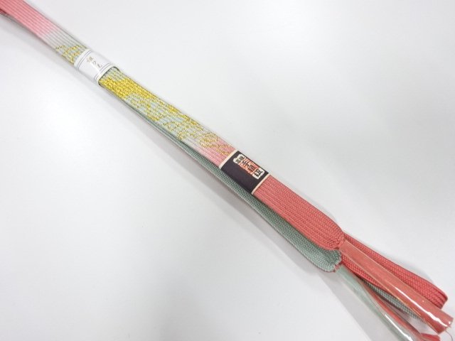 JAPANESE KIMONO / UNUSED KOREI HAND-TIED OBIJIME